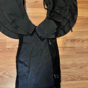 Prime time mini dress by fashion nova. Medium. NWT Black. Runway design